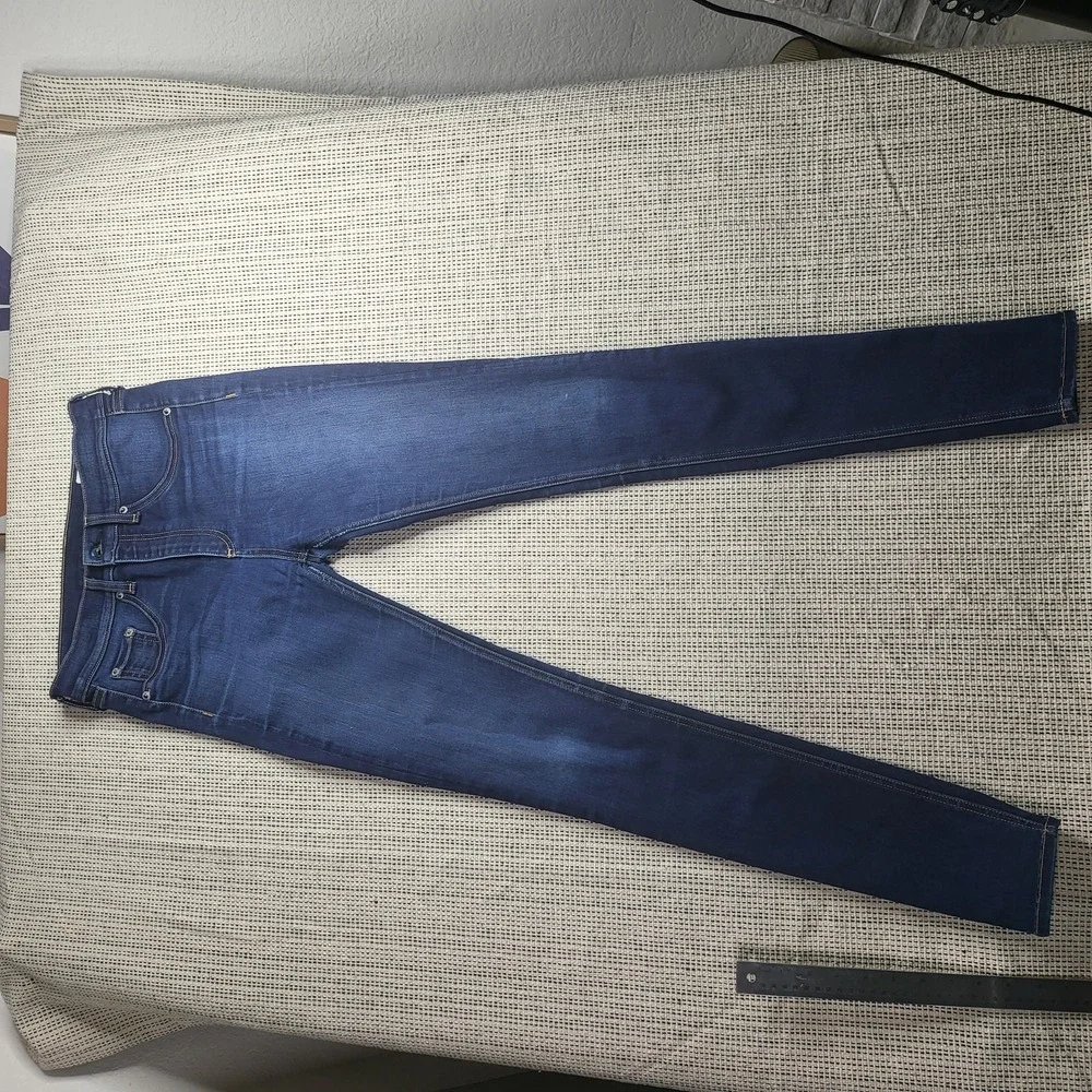 Rag & Bone Jeans Womens 27 Blue High‎ Rise Skinny Bedford Stretch Denim Made USA